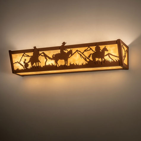 Meyda Custom 14267 Western Country Earth Lamp Sconce