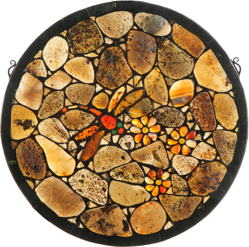 Meyda Lighting 142633 Dragonfly Jadestone Tiffany Patina Window