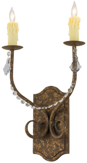 Meyda Custom 144397 Samuel Traditional Lighting Sconce