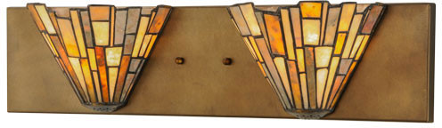 Meyda Custom 145112 Delta Tiffany Antique Copper;Custom Wall Light Sconce