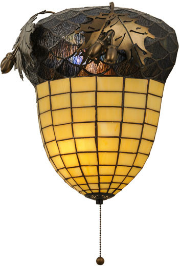 Meyda Custom 148007 Greenbriar Oak Rustic Antique Copper Wall Lighting