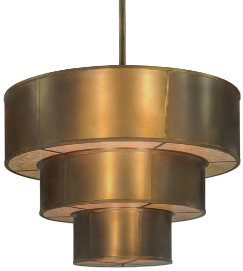 Meyda Custom 148672 Jayne Antique Copper LED Pendant Lamp