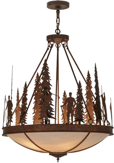 Meyda Custom 149734 Ironwood Country Rusty Nail Ceiling Light Pendant