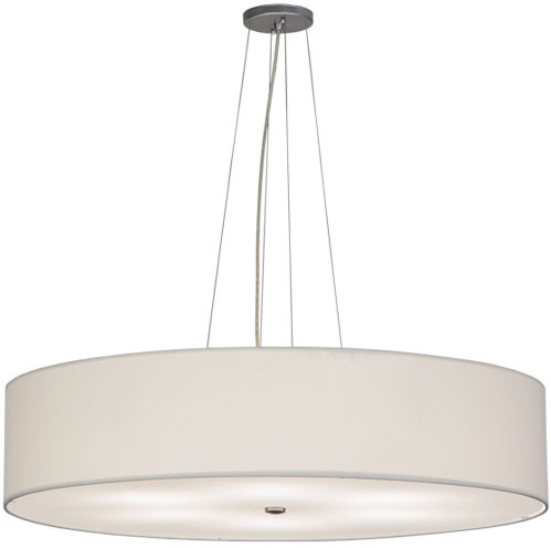 Meyda Custom 151078 Cilindro White Nickel Lighting Pendant