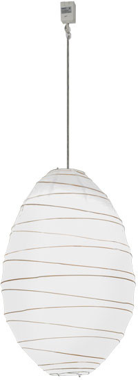Meyda Custom 153156 Papier Modern White Lighting Pendant