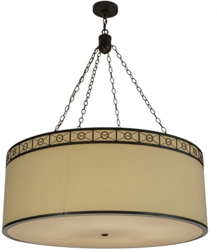 Meyda Custom 154651 Cilindro Circle X Timeless Bronze Pendant Lighting