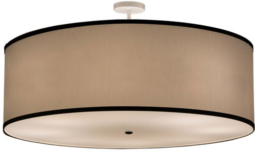 Meyda Custom 160458 Cilindro Beige Ceiling Light Fixture