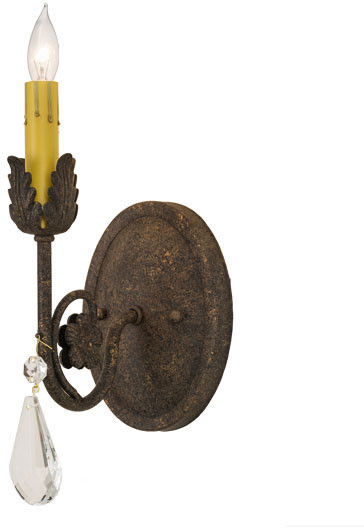 Meyda Custom 161826 Antonia Antiquity Textured Sconce Lighting