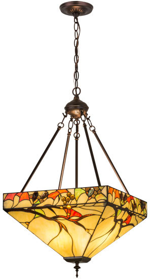 Meyda Lighting 163669 Woodland Berries Tiffany Pendant Lighting Fixture