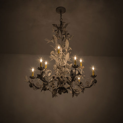 Meyda Custom 167974 Le Printemps Contemporary Tuscan Ivory Ceiling Chandelier