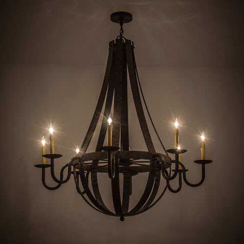 Meyda Custom 169875 Barrel Stave Metallo Coffee Bean Hanging Chandelier