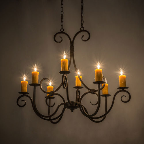 Meyda Custom 171478 Clifton Cafe Noir Lighting Chandelier