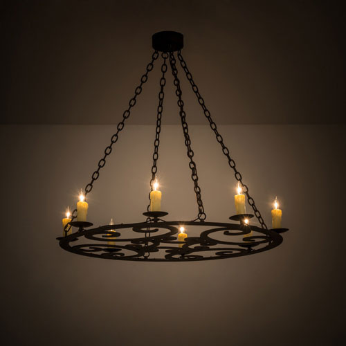 Meyda Custom 175708 Ashley Gilded Tobacco Chandelier Light