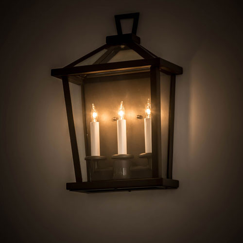 Meyda Custom 176793 Kitzi Tapered Wrought Iron Wall Lighting