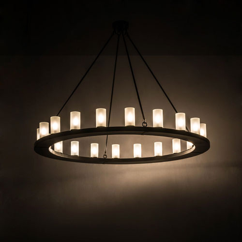 Meyda Custom 177858 Loxley Contemporary Timeless Bronze Chandelier Lamp