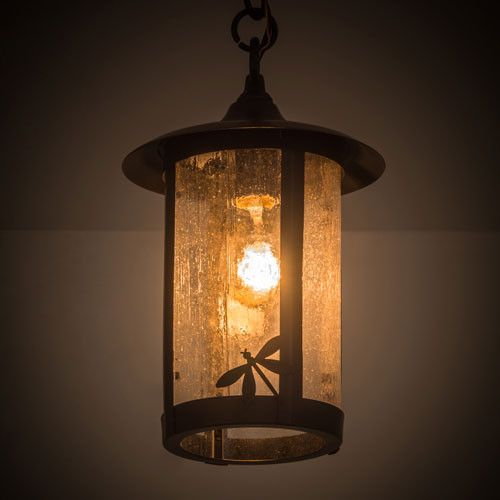Meyda Custom 186659 Fulton Dragonfly Traditional Pendant Light Fixture