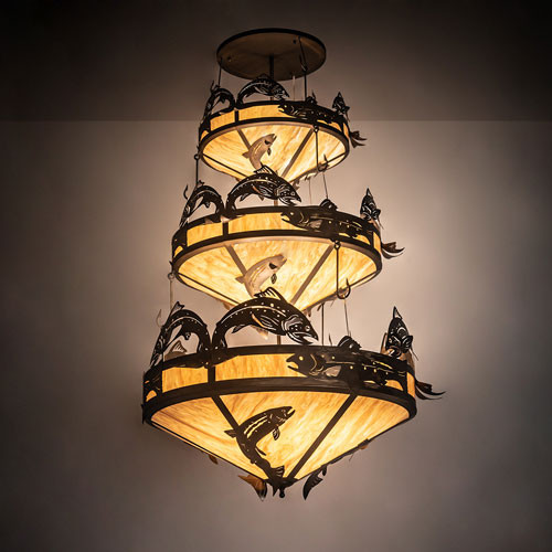 Meyda Custom 195815 Catch of the Day Rustic Antique Copper Lighting Pendant