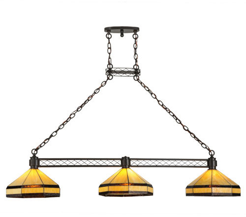 Meyda Custom 19981 Old Forge 3 Light Kitchen Island Ceiling Light