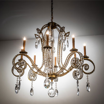 Meyda Custom 204918 Lucerne Crystal Chandelier Light