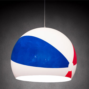 Meyda Custom 211847 Beach Ball LED 24" Hanging Light Fixture