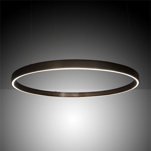 Meyda Custom 214093 Anillo Contemporary Bronze LED 39" Hanging Light Fixture