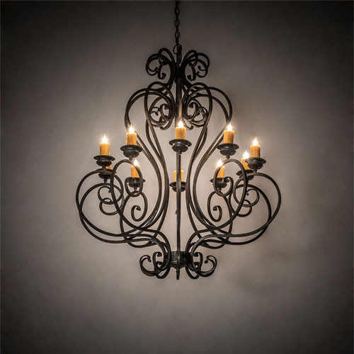 Meyda Custom 218590 Fernando Traditional Bronze Chandelier Lamp