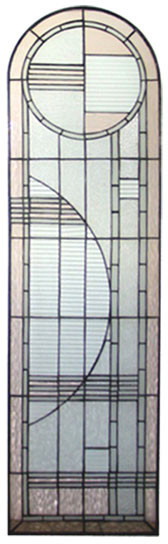 Meyda Lighting 22869 Arc Deco Tiffany Stained Glass Window