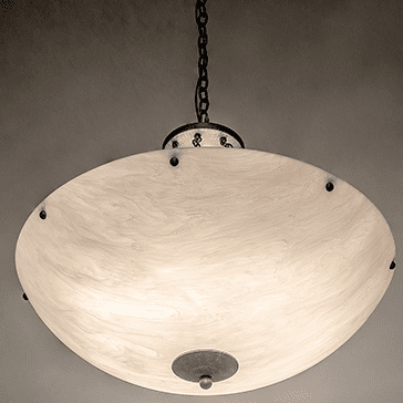 Meyda Custom 230122 Madison Galvinized Drop Ceiling Light Fixture