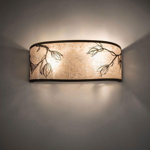Meyda Custom 242900 Lone Pine Rustic Bronze 2-Light Bath Lighting Fixture