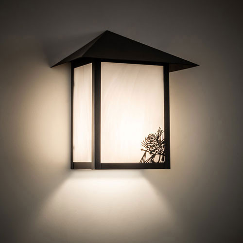 Meyda Custom 244160 Seneca Craftsman Brown Wall Sconce