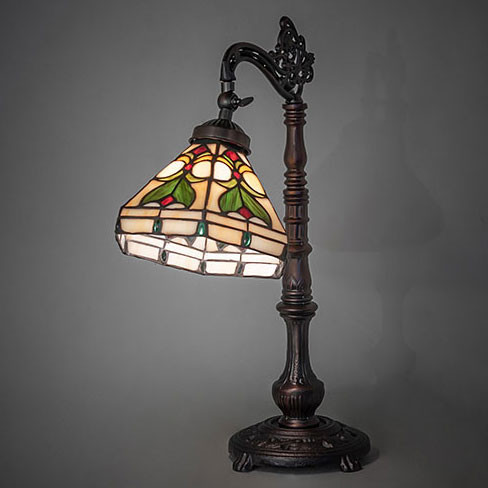 Meyda Lighting 244790 Middleton Tiffany Mahogany Bronze Table Lighting