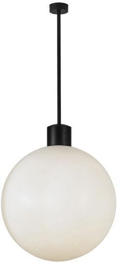 Meyda Custom 246627 Bola White And Black Hanging Light