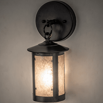 Meyda Custom 247798 Craftsman Brown Wall Lamp
