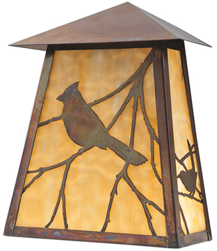 Meyda Custom 254443 Stillwater Rustic Vintage Copper LED Wall Light Sconce