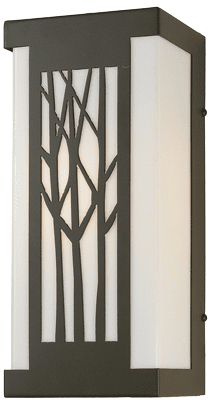 Meyda Custom 254971 Branches Contemporary Timeless Bronze LED Wall Light Fixture