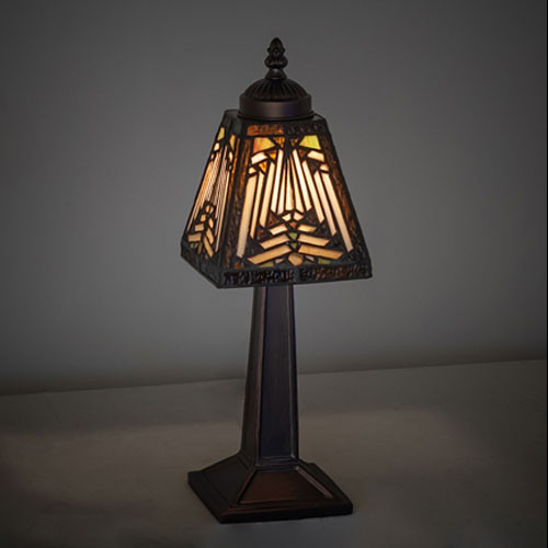 Meyda Lighting 262807 Nuevo Mission Tiffany Table Top Lamp