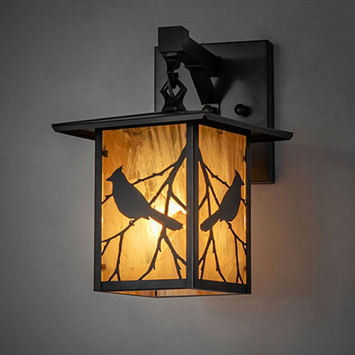 Meyda Custom 264247 Seneca Craftsman Brown Wall Light Sconce