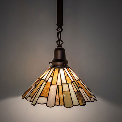 Meyda Lighting 267931 Delta Tiffany Mahogany Bronze Drop Ceiling Lighting