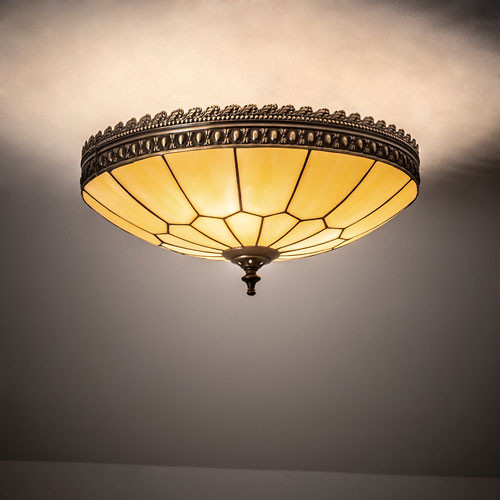 Meyda Custom 26800 Vincent Tiffany Overhead Light Fixture