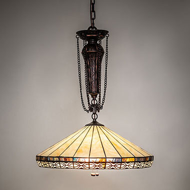 Meyda Lighting 278844 Crestwood Tiffany Pendant Light Fixture