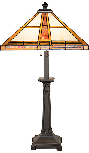 Meyda Lighting 282185 Prairie Straw Tiffany Table Lamp