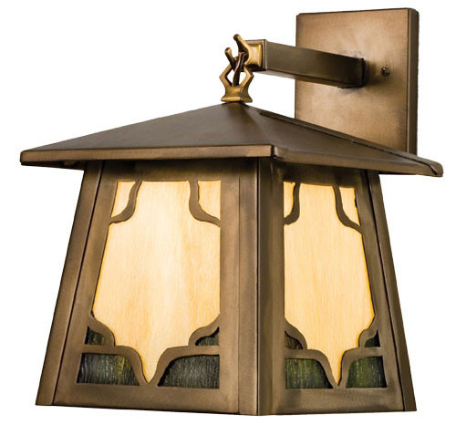 Meyda Custom 32754 Kirkpatrick Antique Copper Lighting Sconce