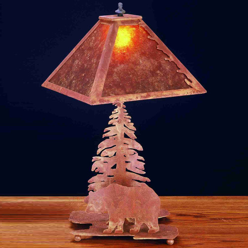 Meyda Custom 32807 Lone Bear Lighting Table Lamp