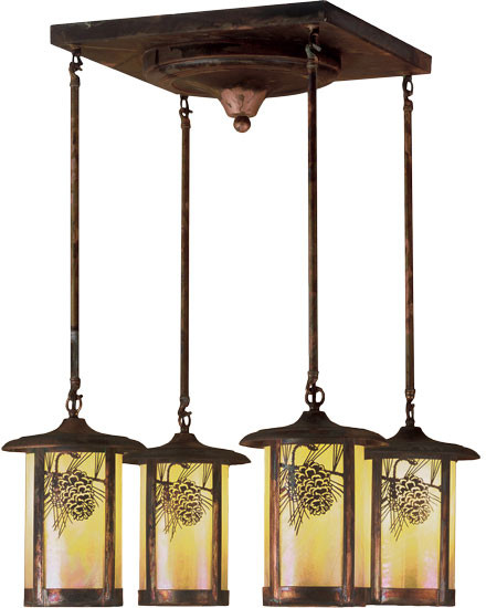 Meyda Custom 51762 Fulton Country Multi Drop Ceiling Light Fixture