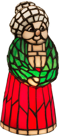 Meyda Lighting 69864 Mrs. Claus Tiffany Accent Table Lighting