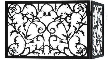 Meyda Custom 97928 Vine Fireplace Screen