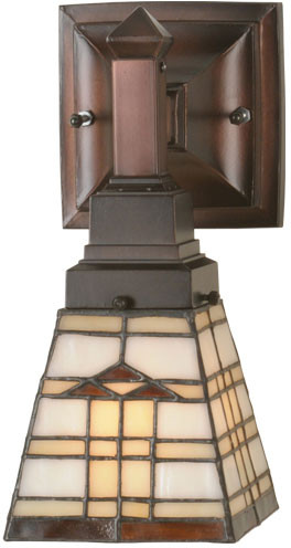 Meyda Lighting 98201 Arrowhead Mission Tiffany Antique Wall Light Fixture