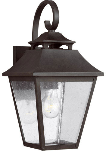 Visual Comfort Studio OL14402SBL Galena Traditional Sable Outdoor 8" Lighting Wall Sconce