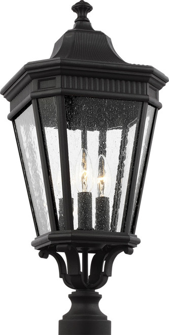 Generation Lighting OL5427BK Cotswold Lane Traditional Black Exterior Post Lamp