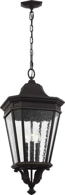 Generation Lighting OL5432BK Cotswold Lane Traditional Black Outdoor Hanging Lamp